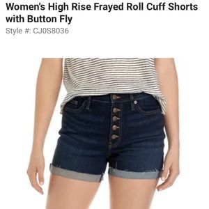 NWT high rise Calvin Klein jean shorts size 26